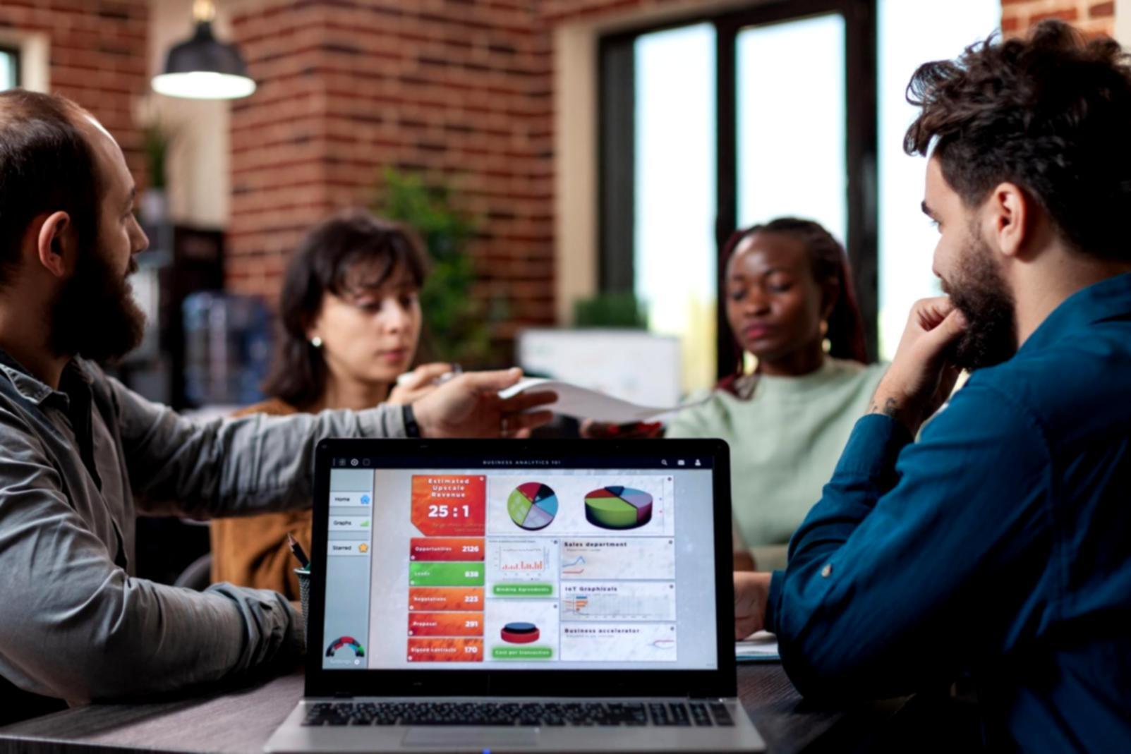 Development workspace showing investment tracking interface design and data visualization